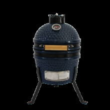 24 Inch Charcoal Kamado Grill 400 Sq. In. Stainless Steel Cooking Grates