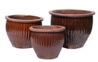 Brown Hand Work 64cmx50cm Rustic Outdoor Plant Pots
