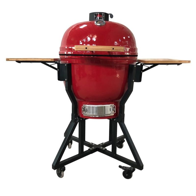 Kimstone Turkish Grill Porcelain Enamel Bbq Ceramic Barbeque Charcoal Smoker Used Kamado Grill