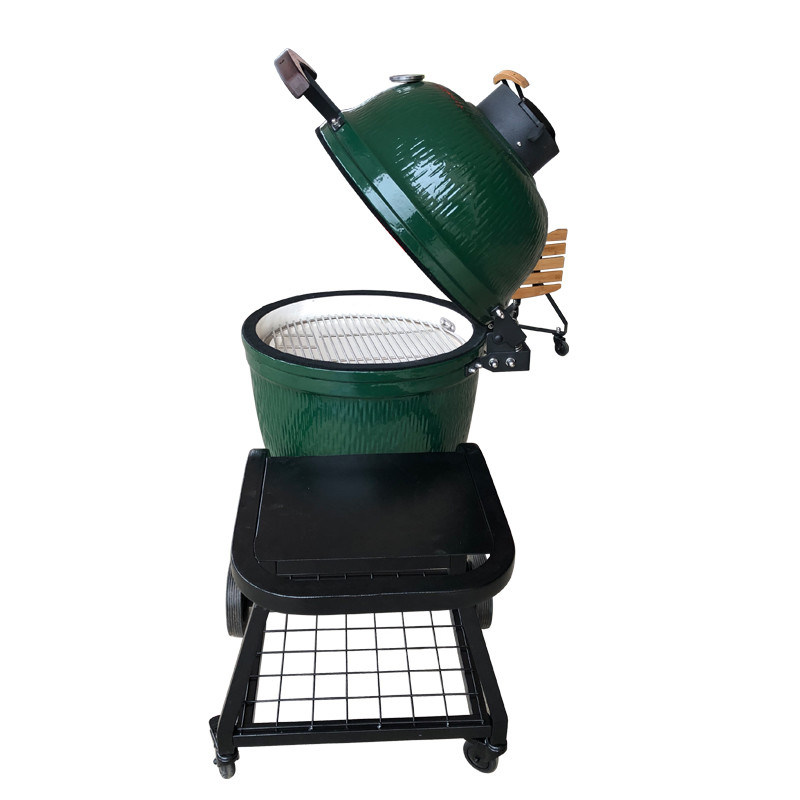 High Performance Bbq Kamado Charcoal Grill , Stainless Steel Grill Cover