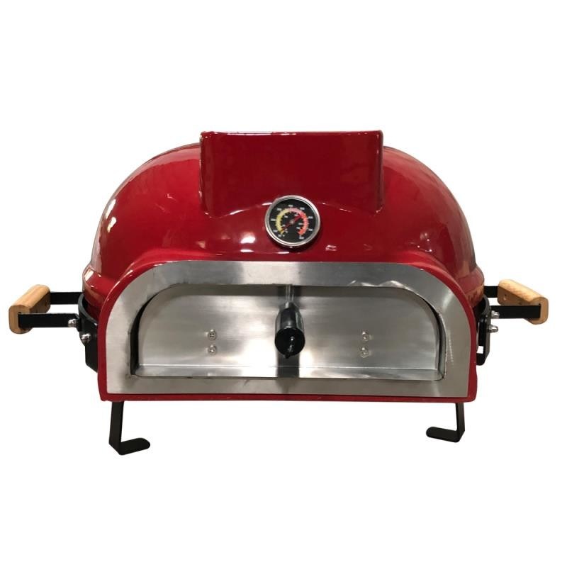 outdoor cooking appliance red ceramic pizza oven kamado