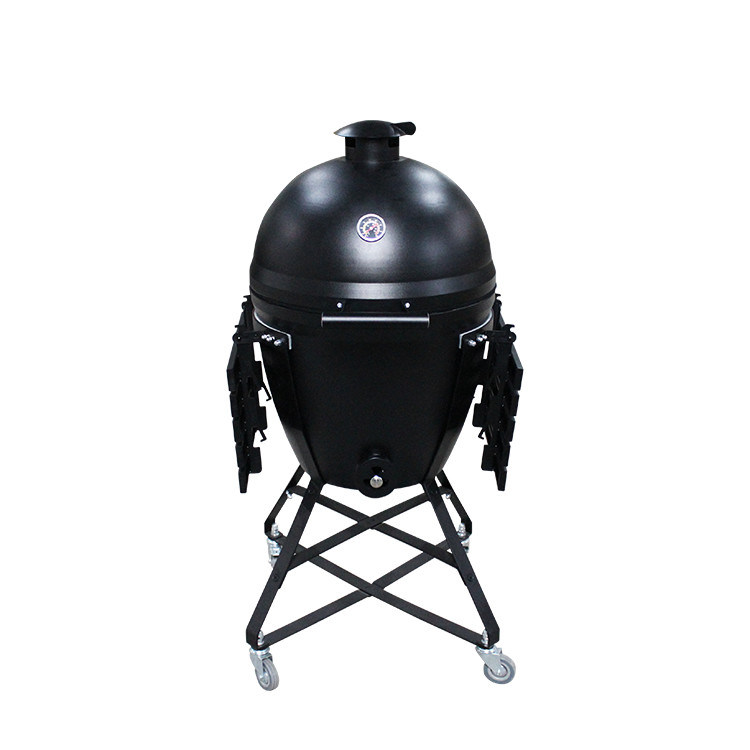 Smokeless Charcoal Kamado Barbecue Grill Smoker With Adjustable Height
