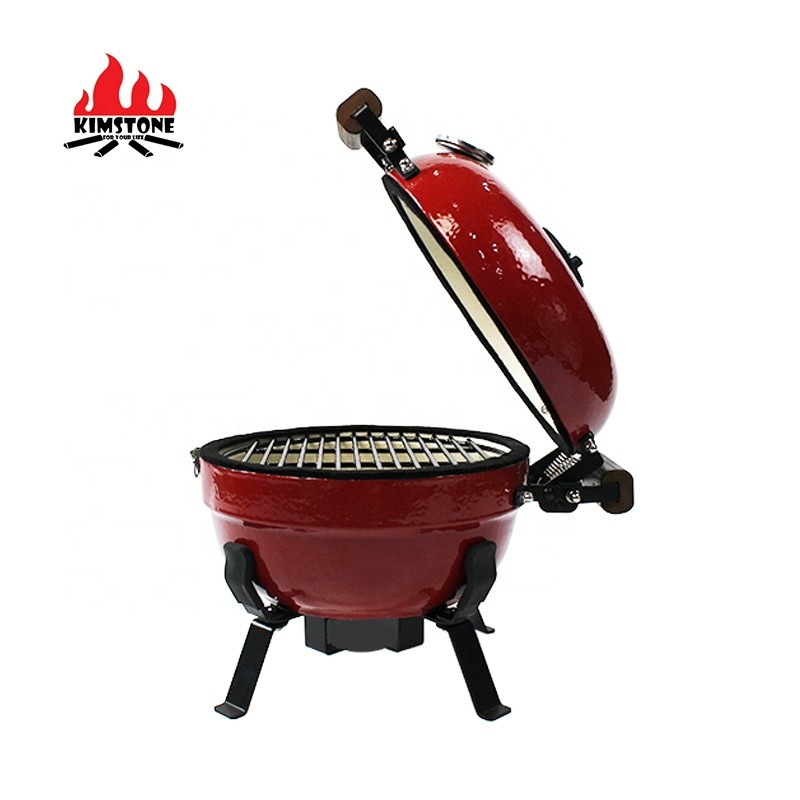 kamado ceramic bbq grill 12 inch mini portable ceramic charcoal BBQ