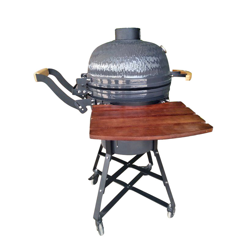 Cast Iron Grate Porcelain Enamel Big Egg Grill 21 Inch High Pressure