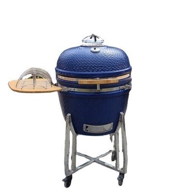 22 Inch Charcoal Ceramic Kamado Grill With Grill Cover