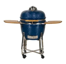 Charcoal 24-Inch-Kamado-Grill Ultimate Grilling Experience 150 Lbs Manual Ignition