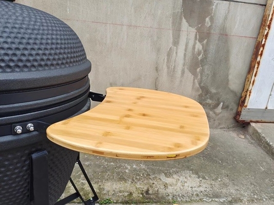 Classic 22 Inch Kamado Grills BBQ Bubble Black Glaze Surface