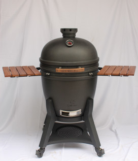Ceramic Leather Glazed Charcoal Kamado Grill 27 Inch BBQ