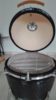 SGS Black Cast Iron Grate Barbeque 24 Inch Kamado Grill