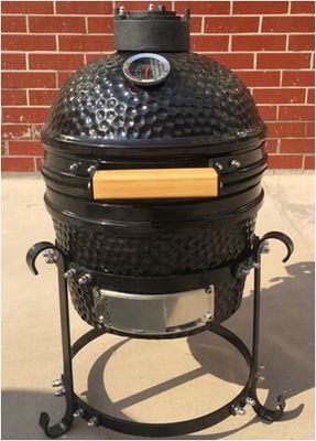 15 Inch 38.1cm Ceramic Kamado Grill , SGS Portable Kamado Grill