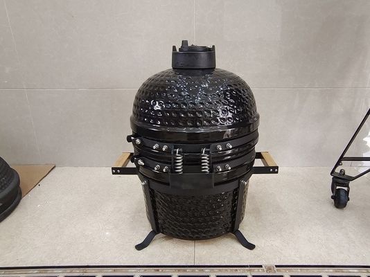 Special Kichware Charcoal BBQ Black 15 Inch Kamado Grill