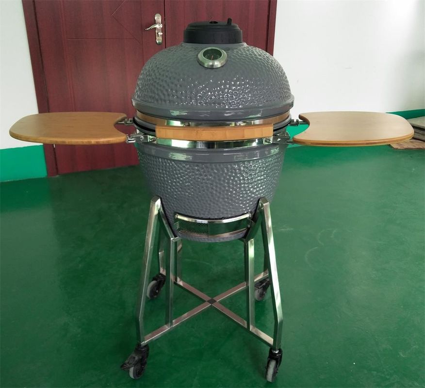 Green SGS Pizza Charcoal Ceramic 18 Inch Kamado Grill